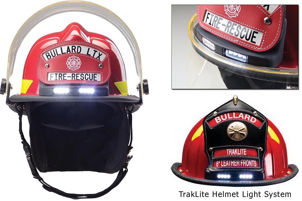 Bullard Leather Helmet Front Only WFR Wholesale Fire & Rescue